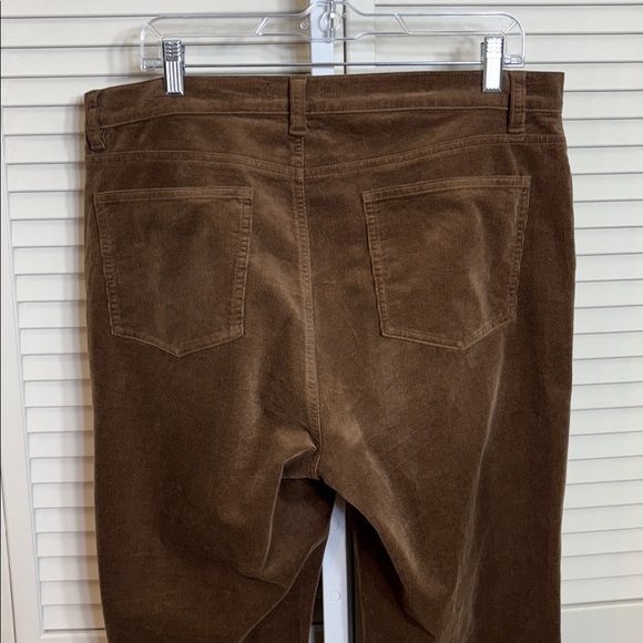 Eileen Fisher Organic Cotton Stretch Corduroy Straight Pants Large - Picture 12 of 14